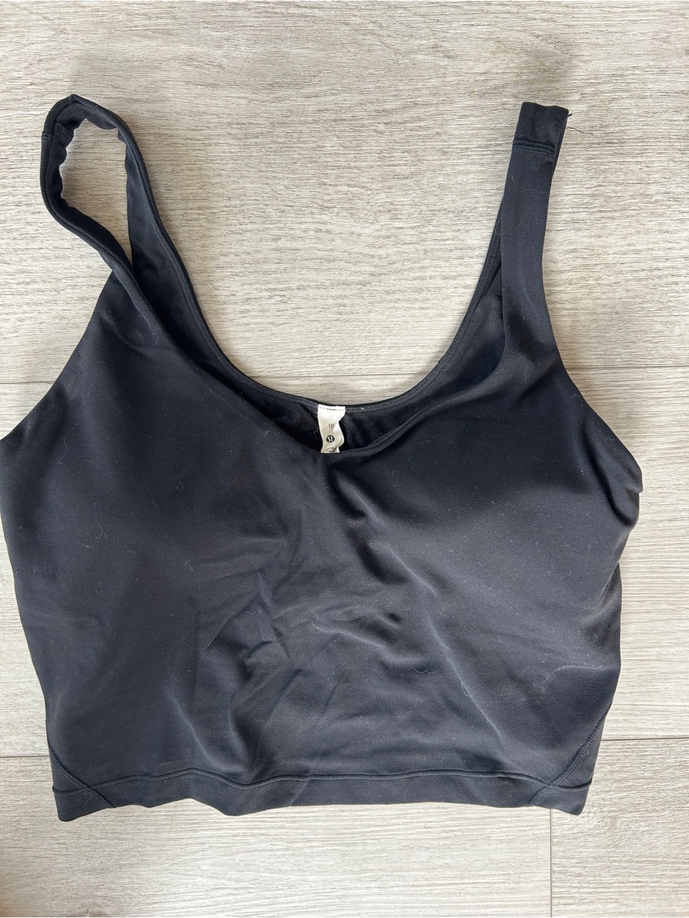 lululemon athletica Black Scoop Align Crop